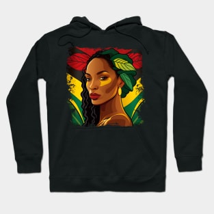 I Am Black History African Woman T-Shirt Hoodie